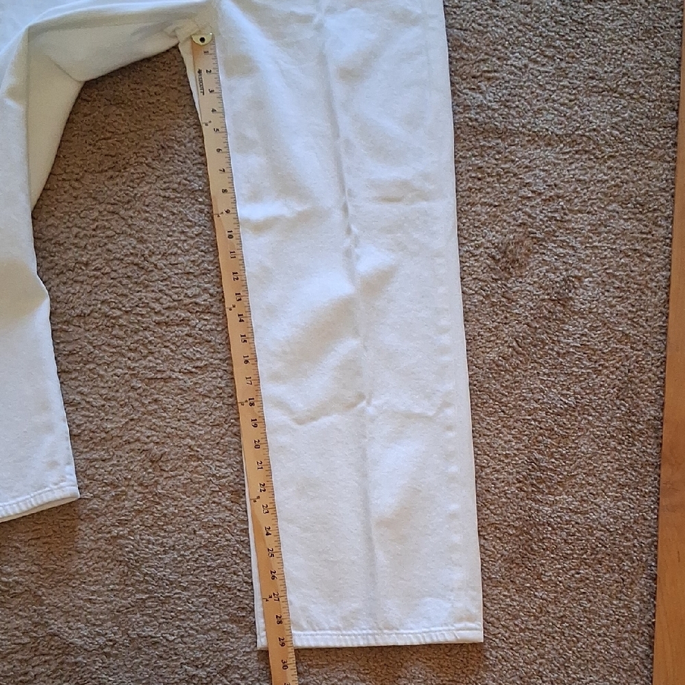 Joe's The Ryan Low Slung Denim Jeans White Wide Leg Women's Jeans - Picture 8 of 10